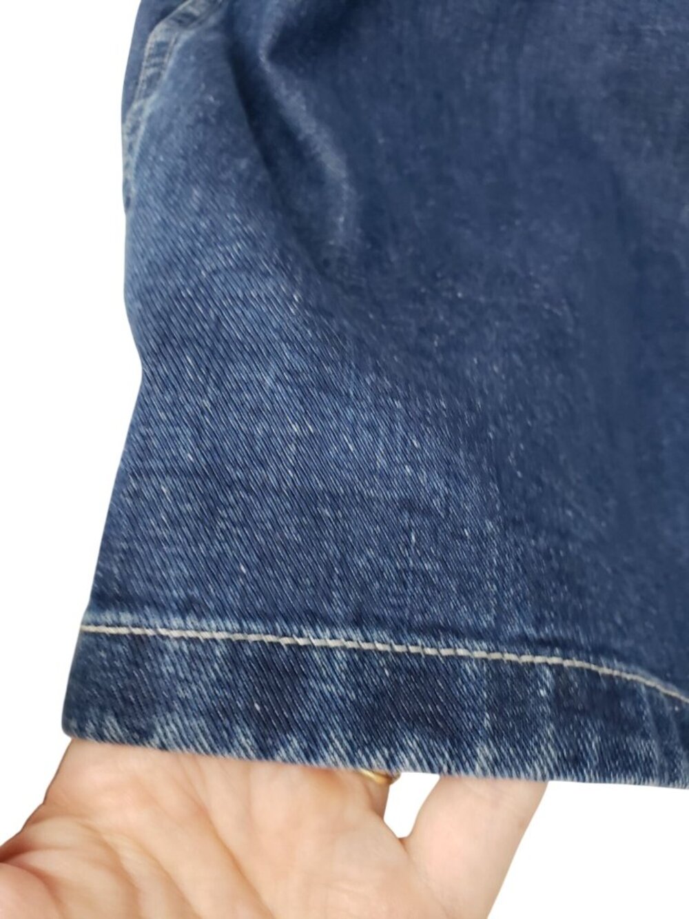 J. Crew $178 Denim Utility Dress Western Shirt Dress Tie Waist Womens 4 Office - Picture 12 of 12